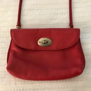 Fossil red crossbody bag